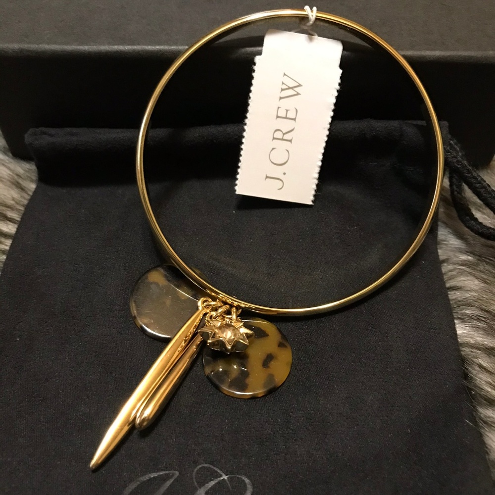 J. Crew Tortoise Charm Bracelet *NIB*